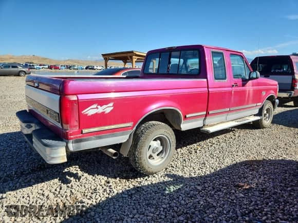 1995 Ford F-150 with VIN 1FTEX14H8SKA59117, listed as a Copart auction lot 86333255 with 151,432 mi miles and Clean title. Bid and sale history available at DreamBid. Image 3.