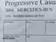 2004 Mercedes-Benz C 230 Kompressor с VIN WDBRF40J04F487949, выставлен на аукционе IAAI как лот 43394311 с пробегом Не указан миль и . История ставок и продаж доступна на DreamBid. Изображение 9.