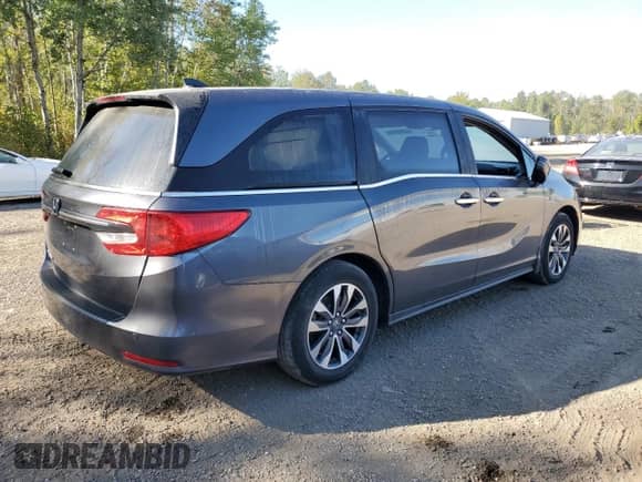 2023 Honda Odyssey EX-L с VIN 5FNRL6H60PB503629, выставлен на аукционе Copart как лот 72096955 с пробегом 50 468 миль миль и Чистый • Clean title. История ставок и продаж доступна на DreamBid. Изображение 3.