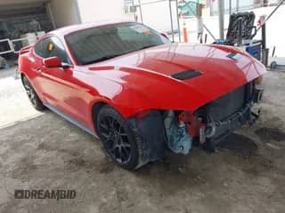 2019 Ford Mustang EcoBoost z VIN 1FA6P8TH9K5134989, wystawiony jako IAAI lot #42308232 z przebiegiem 87 138 mil mil oraz . Historia ofert i sprzedaży dostępna na DreamBid. Obrazek 1.