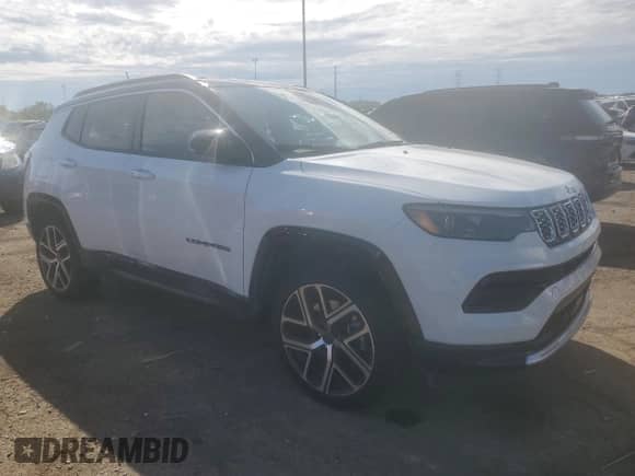 2025 Jeep Compass Limited with VIN 3C4NJDCN1ST538438, listed as a Copart auction lot 63023205 with 2,449 mi miles and Clean title. Bid and sale history available at DreamBid. Image 4.