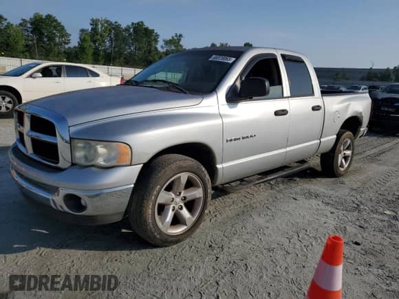 2005 Dodge 1500 SLT with VIN 1D7HA18NX5J577177, listed as a Copart auction lot 66078065 with 154,268 mi miles and Salvage title. Bid and sale history available at DreamBid. Image 1.