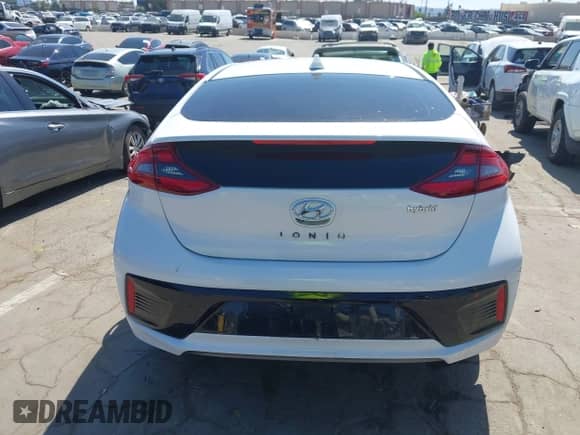 2017 Hyundai Ioniq SEL with VIN KMHC75LC5HU024046, listed as a IAAI auction lot 43331393 with 150,210 mi miles and . Bid and sale history available at DreamBid. Image 16.