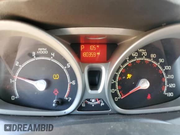 2012 Ford Fiesta SE with VIN 3FADP4BJ5CM140594, listed as a Copart auction lot 69887775 with 180,359 mi miles and Salvage title. Bid and sale history available at DreamBid. Image 9.