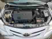 2011 Toyota Corolla S with VIN 2T1BU4EE2BC744376, listed as a Copart auction lot 81732235 with 282,576 mi miles and Clean title. Bid and sale history available at DreamBid. Image 11.