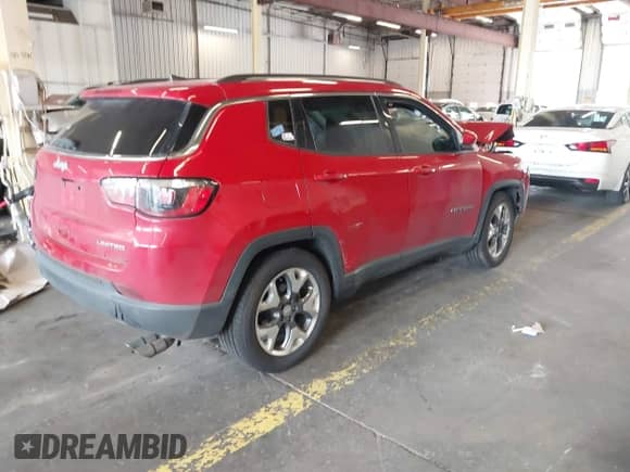2021 Jeep Compass Limited z VIN 3C4NJCCB7MT559426, wystawiony jako IAAI lot #43134079 z przebiegiem 94 392 mil mil oraz . Historia ofert i sprzedaży dostępna na DreamBid. Obrazek 4.