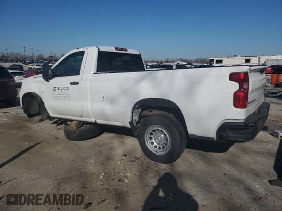 2022 Chevrolet Silverado 1500 Work Truck with VIN 3GCNAAEK2NG525602, listed as a Copart auction lot 49169165 with 107,803 mi miles and Non repairable. Bid and sale history available at DreamBid. Image 2.