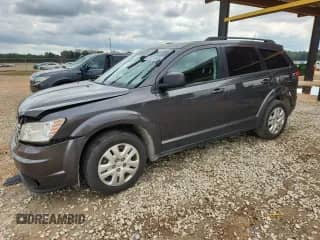 2018 Dodge Journey SE with VIN 3C4PDCAB2JT242622, listed as a Copart auction lot 81921965 with Not provided miles and Salvage title. Bid and sale history available at DreamBid. Image 1.