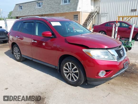 2015 Nissan Pathfinder SV с VIN 5N1AR2MN2FC658532, выставлен на аукционе IAAI как лот 42728097 с пробегом 122 023 миль миль и . История ставок и продаж доступна на DreamBid. Изображение 1.