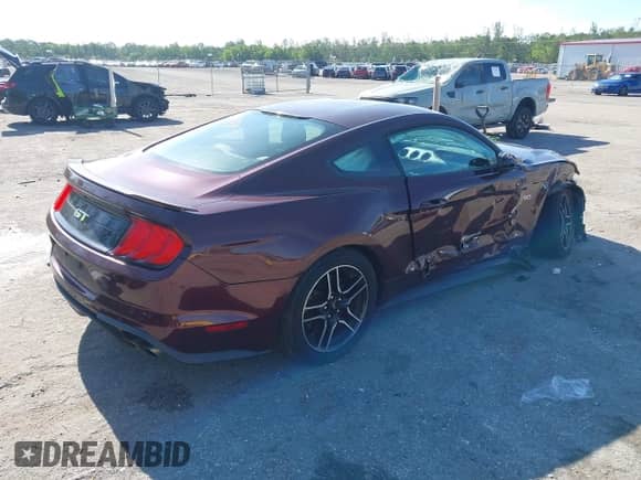 2018 Ford Mustang GT with VIN 1FA6P8CF6J5162259, listed as a IAAI auction lot 42783750 with 82,851 mi miles and . Bid and sale history available at DreamBid. Image 4.