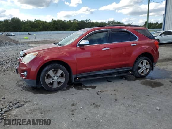 2014 Chevrolet Equinox LT with VIN 2GNALCEK6E6141264, listed as a Copart auction lot 87048185 with 118,656 mi miles and Salvage title. Bid and sale history available at DreamBid. Image 1.