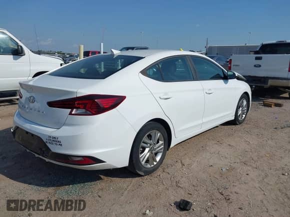 2019 Hyundai Elantra Limited with VIN 5NPD84LFXKH458488, listed as a IAAI auction lot 43169688 with 90,853 mi miles and . Bid and sale history available at DreamBid. Image 4.