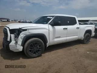 2024 Toyota Tundra SR5 with VIN 5TFLA5EC6RX033938, listed as a Copart auction lot 62189945 with 45,514 mi miles and Salvage title. Bid and sale history available at DreamBid. Image 1.