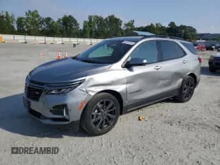2023 Chevrolet Equinox RS с VIN 3GNAXMEG6PS204910, выставлен на аукционе Copart как лот 65797915 с пробегом 47 480 миль миль и Списание • Salvage title. История ставок и продаж доступна на DreamBid. Изображение 1.