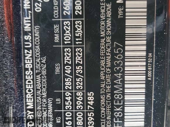 2021 Mercedes-Benz GLS 63 AMG с VIN 4JGFF8KE8MA433657, выставлен на аукционе Copart как лот 69043535 с пробегом 36 752 миль миль и Чистый • Clean title. История ставок и продаж доступна на DreamBid. Изображение 13.