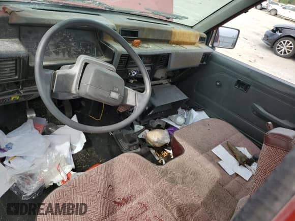 1989 Dodge RAM with VIN JB7FL24D3KP057796, listed as a Copart auction lot 72959134 with Not provided miles and Salvage title. Bid and sale history available at DreamBid. Image 8.