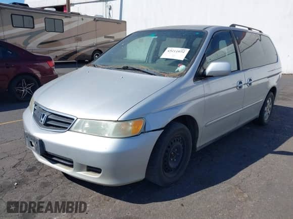 2004 Honda Odyssey EX с VIN 5FNRL18604B070814, выставлен на аукционе IAAI как лот 43211052 с пробегом 280 069 миль миль и . История ставок и продаж доступна на DreamBid. Изображение 2.