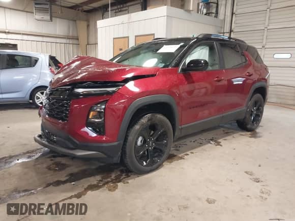 2025 Chevrolet Equinox FWD LT z VIN 3GNAXHEG8SL103975, wystawiony jako IAAI lot #41558699 z przebiegiem 10 522 mil mil oraz . Historia ofert i sprzedaży dostępna na DreamBid. Obrazek 2.