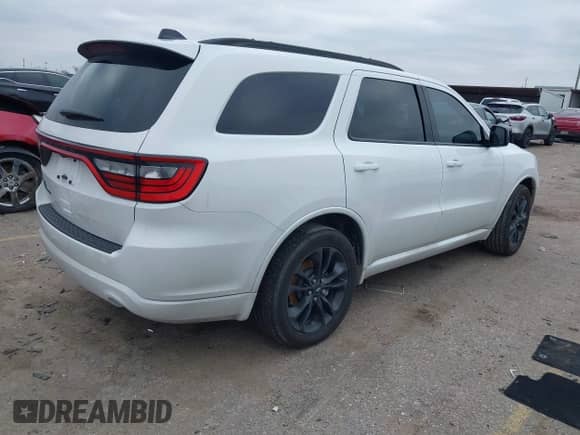 2024 Dodge Durango SXT with VIN 1C4RDHAG0RC246290, listed as a IAAI auction lot 41620069 with 4,752 mi miles and . Bid and sale history available at DreamBid. Image 4.