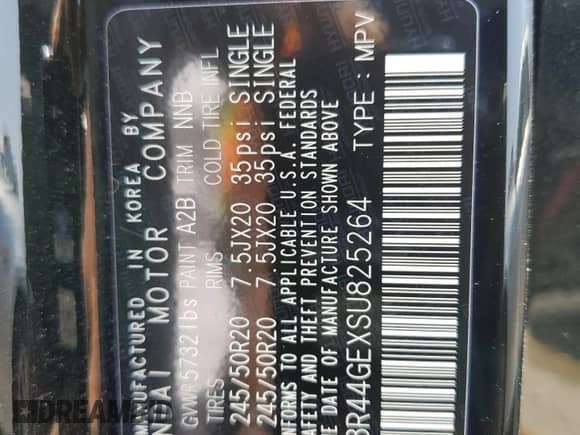 2025 Hyundai Palisade SEL Premium with VIN KM8R44GEXSU825264, listed as a Copart auction lot 60528925 with 16,031 mi miles and Salvage title. Bid and sale history available at DreamBid. Image 13.