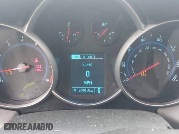 2013 Chevrolet Cruze 1LT with VIN 1G1PC5SBXD7109038, listed as a IAAI auction lot 43413290 with 105,515 mi miles and . Bid and sale history available at DreamBid. Image 7.