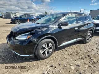 2020 Nissan Murano S with VIN 5N1AZ2AS2LN166724, listed as a Copart auction lot 70891315 with 47,713 mi miles and Salvage title. Bid and sale history available at DreamBid. Image 1.