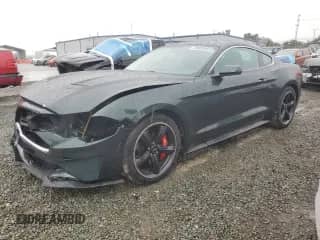 2019 Ford Mustang Bullitt z VIN 1FA6P8K05K5500796, wystawiony jako Copart lot #70682085 z przebiegiem 70 434 mil mil oraz Szkoda całkowita • Salvage title. Historia ofert i sprzedaży dostępna na DreamBid. Obrazek 1.