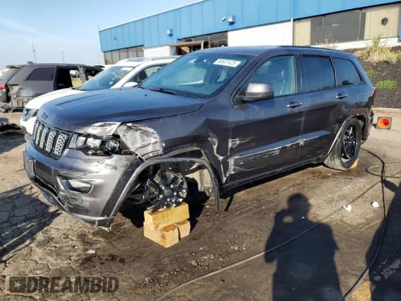 2017 Jeep Grand Cherokee Laredo with VIN 1C4RJFAG7HC768278, listed as a Copart auction lot 80837425 with 106,092 mi miles and Clean title. Bid and sale history available at DreamBid. Image 1.