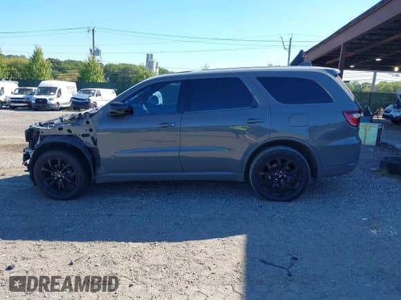 2019 Dodge Durango GT Plus with VIN 1C4RDJDG2KC802222, listed as a IAAI auction lot 43249240 with 106,693 mi miles and . Bid and sale history available at DreamBid. Image 14.