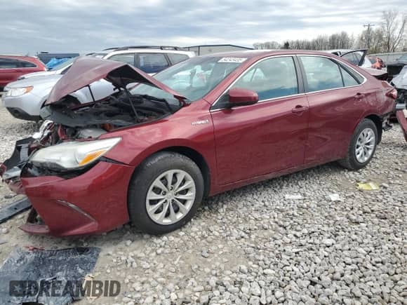 2016 Toyota Camry LE с VIN 4T1BD1FK1GU176713, выставлен на аукционе Copart как лот 54243435 с пробегом 72 006 миль миль и Списание • Salvage title. История ставок и продаж доступна на DreamBid. Изображение 1.