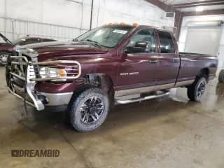 2005 Dodge 3500 SLT with VIN 3D7LS38C35G795254, listed as a Copart auction lot 70383115 with 156,615 mi miles and Salvage title. Bid and sale history available at DreamBid. Image 1.