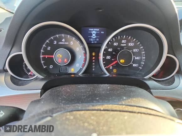 2011 Acura TL Technology with VIN 19UUA9F51BA000822, listed as a Copart auction lot 86771855 with 182,119 mi miles and Salvage title. Bid and sale history available at DreamBid. Image 9.