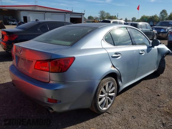 2006 Lexus IS 250 with VIN JTHCK262362004745, listed as a IAAI auction lot 43461579 with Not provided miles and . Bid and sale history available at DreamBid. Image 4.