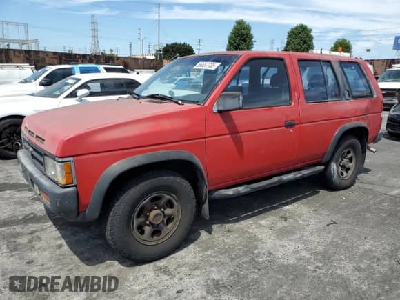 1994 Nissan Pathfinder LE with VIN JN8HD17S3RW203645, listed as a Copart auction lot 69657735 with 287,656 mi miles and Salvage title. Bid and sale history available at DreamBid. Image 1.