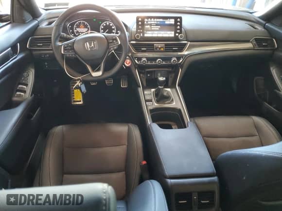 2019 Honda Accord Sport with VIN 1HGCV2E38KA025871, listed as a Copart auction lot 85722075 with 51,742 mi miles and Salvage title. Bid and sale history available at DreamBid. Image 8.