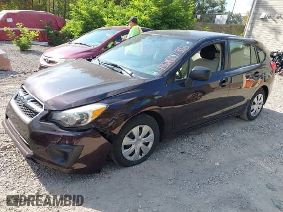 2012 Subaru Impreza 2.0i с VIN JF1GPAA63CH227777, выставлен на аукционе IAAI как лот 43260735 с пробегом 73 772 миль миль и . История ставок и продаж доступна на DreamBid. Изображение 2.