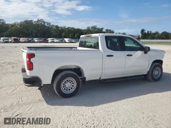 2024 Chevrolet Silverado 1500 Work Truck with VIN 1GCRAAEK6RZ357356, listed as a Copart auction lot 76110584 with 362 mi miles and Non repairable. Bid and sale history available at DreamBid. Image 3.
