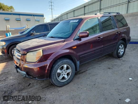 2007 Honda Pilot EX с VIN 5FNYF28497B021400, выставлен на аукционе Copart как лот 67851185 с пробегом 333 375 миль миль и Списание • Salvage title. История ставок и продаж доступна на DreamBid. Изображение 1.