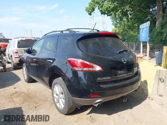2014 Nissan Murano LE with VIN JN8AZ1MW9EW528305, listed as a IAAI auction lot 42589693 with 159,962 mi miles and . Bid and sale history available at DreamBid. Image 3.