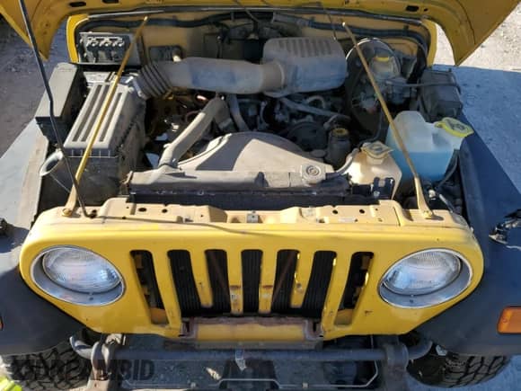 2000 Jeep Wrangler SE with VIN 1J4FA29P3YP705536, listed as a Copart auction lot 70344835 with 97,028 mi miles and Clean title. Bid and sale history available at DreamBid. Image 12.