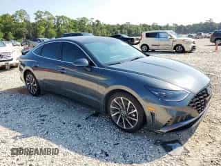 2023 Hyundai Sonata Limited z VIN KMHL34J25PA328896, wystawiony jako Copart lot #71021705 z przebiegiem 20 884 mil mil oraz Czysty tytuł • Clean title. Historia ofert i sprzedaży dostępna na DreamBid. Obrazek 4.