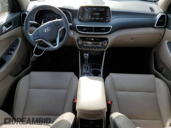 2021 Hyundai Tucson Ultimate with VIN KM8J3CAL4MU314489, listed as a Copart auction lot 66649285 with 39,686 mi miles and Salvage title. Bid and sale history available at DreamBid. Image 8.