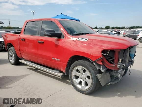 2023 Ram 1500 Big Horn z VIN 1C6RREFT6PN625969, wystawiony jako Copart lot #66955535 z przebiegiem 57 950 mil mil oraz Szkoda całkowita • Salvage title. Historia ofert i sprzedaży dostępna na DreamBid. Obrazek 4.