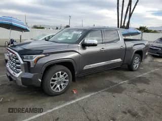 2023 Toyota Tundra with VIN 5TFMA5BC7PX002588, listed as a Copart auction lot 41455945 with 15,672 mi miles and Salvage title. Bid and sale history available at DreamBid. Image 1.
