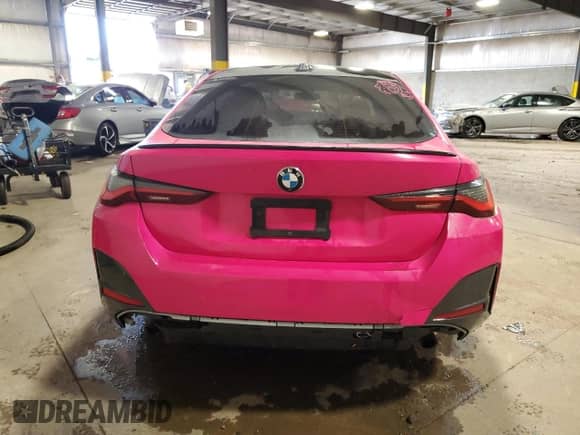 2022 BMW 4 Series 430i с VIN WBA63AV04NFM77774, выставлен на аукционе Copart как лот 43536615 с пробегом 29 379 миль миль и Списание • Salvage title. История ставок и продаж доступна на DreamBid. Изображение 6.