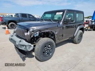 2022 Jeep Wrangler Sport с VIN 1C4GJXAG1NW105893, выставлен на аукционе Copart как лот 70509215 с пробегом 273 миль миль и Списание • Salvage title. История ставок и продаж доступна на DreamBid. Изображение 1.