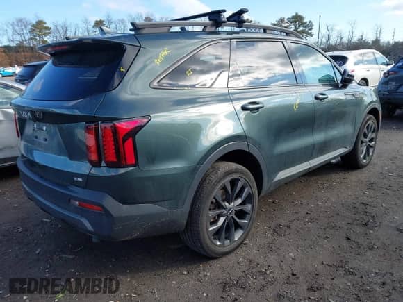 2023 Kia Sorento X-Line EX with VIN 5XYRHDLF1PG227287, listed as a IAAI auction lot 41645604 with 12,694 mi miles and . Bid and sale history available at DreamBid. Image 4.