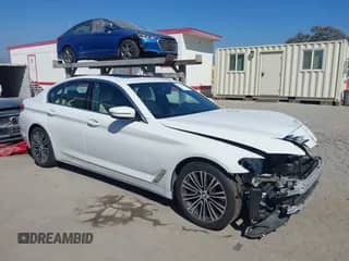 2019 BMW 5 Series 530i with VIN WBAJA5C59KG901056, listed as a IAAI auction lot 43356308 with 50,450 mi miles and . Bid and sale history available at DreamBid. Image 1.