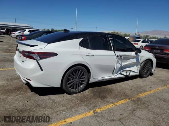 2024 Toyota Camry TRD with VIN 4T1KZ1AK9RU097009, listed as a Copart auction lot 72060485 with 34,774 mi miles and Salvage title. Bid and sale history available at DreamBid. Image 3.