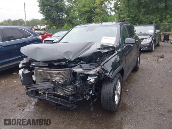 2019 Hyundai Santa Fe SEL with VIN 5NMS3CAD7KH131884, listed as a IAAI auction lot 43025635 with 70,150 mi miles and . Bid and sale history available at DreamBid. Image 6.